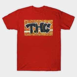 THC Graffiti wall art old school T-Shirt